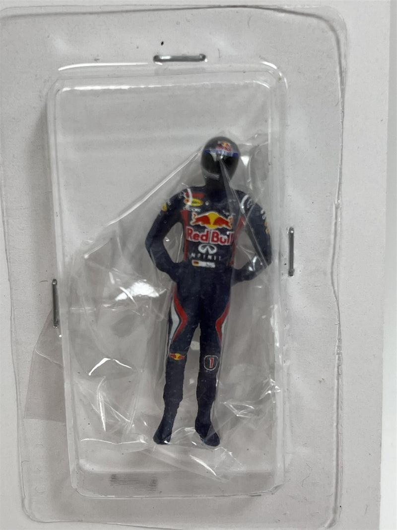 Sebastian Vettel Red Bull Metal Figure 1:43 Scale Cartrix CT053