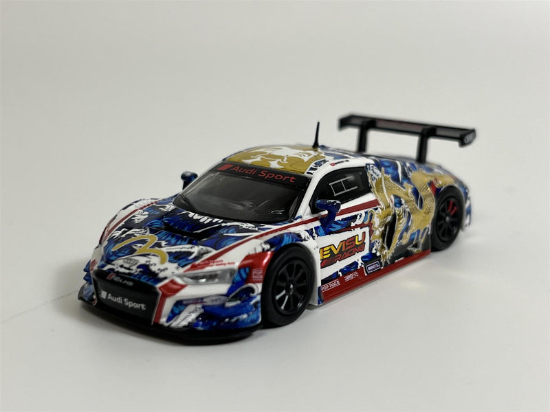 Audi R8 LMS Evisu Racing x Works Macau GP 2020 Marchy Lee 1:64 Pop Race PR64R8LMSEVISU