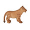 Lion Cub Standing Wildlife Toy Figure 4.5 cm Height Approx Mojo Fun 387011