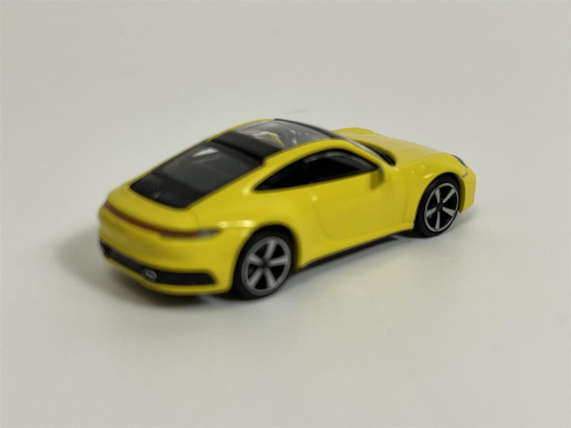 Porsche 911 Carrera 4S 2019 Yellow 1:87 Scale Minichamps 870068322