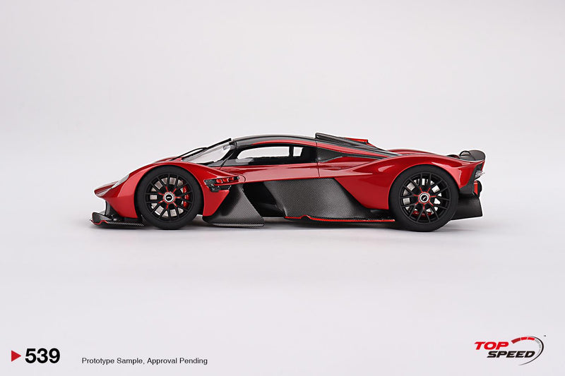 Aston Martin Valkyrie Hyper Red 1:18 Scale TSM TS0539