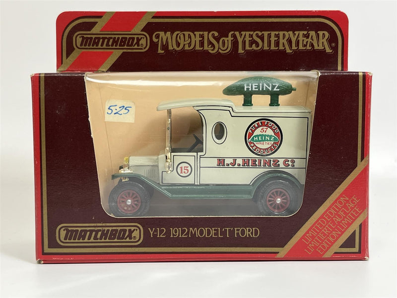 Model T Ford 1912 H J Heinz Company Models of Yesteryear Matchbox Y12D S5