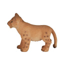 Lion Cub Standing Wildlife Toy Figure 4.5 cm Height Approx Mojo Fun 387011