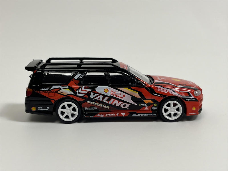 Nissan Shell Valino Stagea R34 Pluto MOK Driftagea 34 1:64 Pop Race PR640038