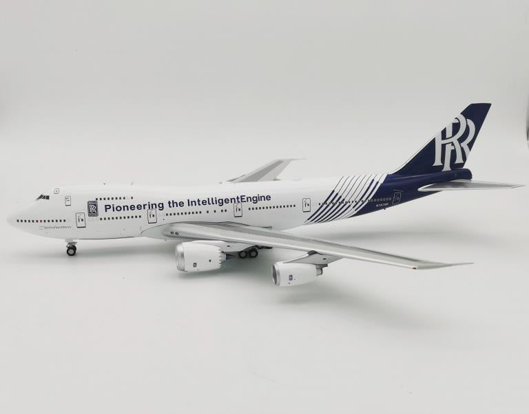 Rolls-Royce Boeing 747-267B N787RR With Stand 1:200 Scale Inflight200 IF742RR787
