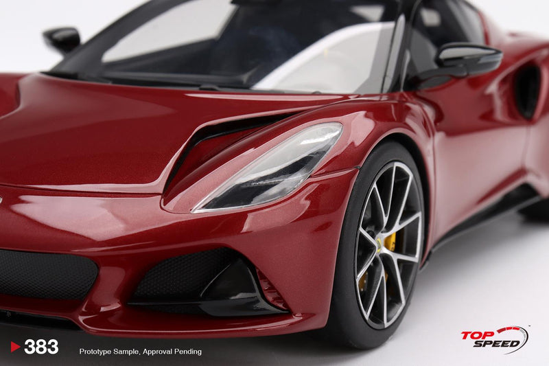 Lotus Emira Magma Red 1:18 Scale TSM TS0383