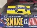 Hot Wheels Plymouth Cuda and Duster Snake v Mongoose HO Slot Car Auto World SC2PK001