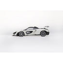 a white and black sports car