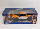 a toy car in a box