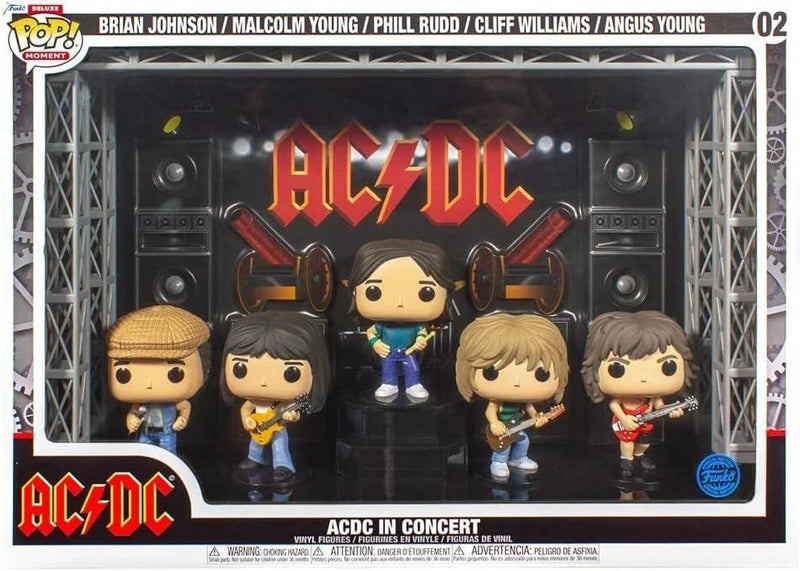 AC/DC In Concert 5 Vinyl Figure Set Deluxe Pop Moment 02 68393