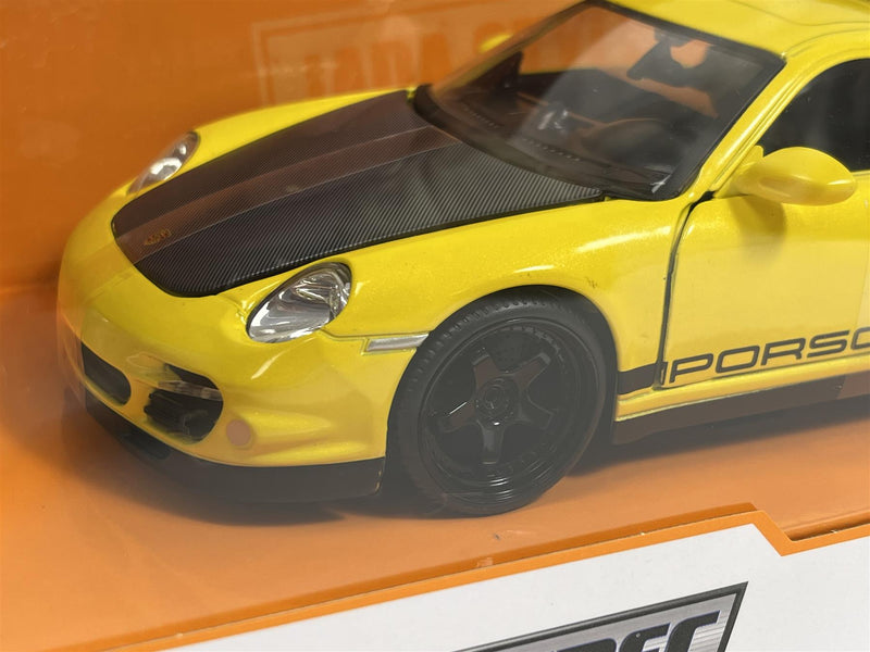 Porsche Hyperspec  911 Turbo 997 2007 Yellow 1:24 Scale Jada 35493