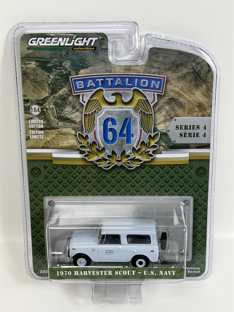 1970 Harvester Scout US Navy 1:64 Scale Greenlight 61040D