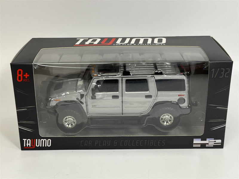 Hummer H2 Silver LHD 1:32 Scale Light & Sound Tayumo 32160011