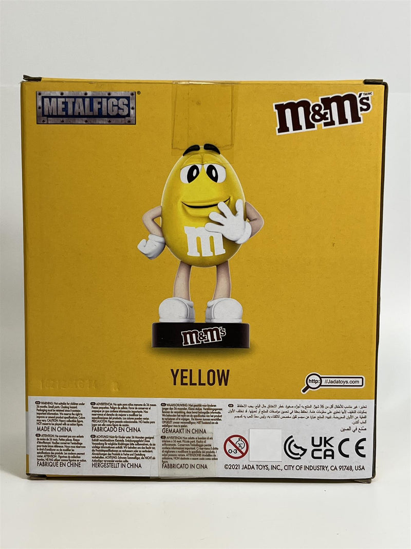 M&Ms Yellow 4 Inch Metal Figure Jada 253251028 32503