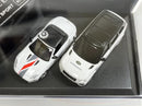 Jaguar F-Type and Range Rover Sport White 2 Car Set 1:76 Scale Oxford LEDC195MXA