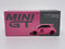 Abarth 595 LB Works Abas Works Pink LHD 1:64 Mini GT MGT00851L