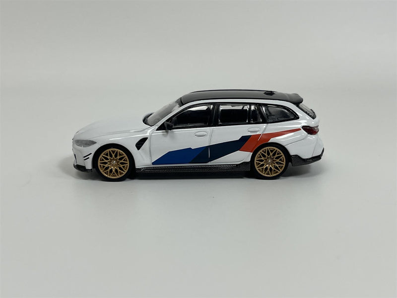 BMW M3 M Performance Touring Alpine White LHD 1:64 Mini GT MGT00776L