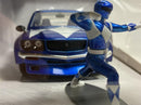 Power Rangers Blue Ranger Figure and 1974 Mazda RX-3 1:24 Scale Jada 34389