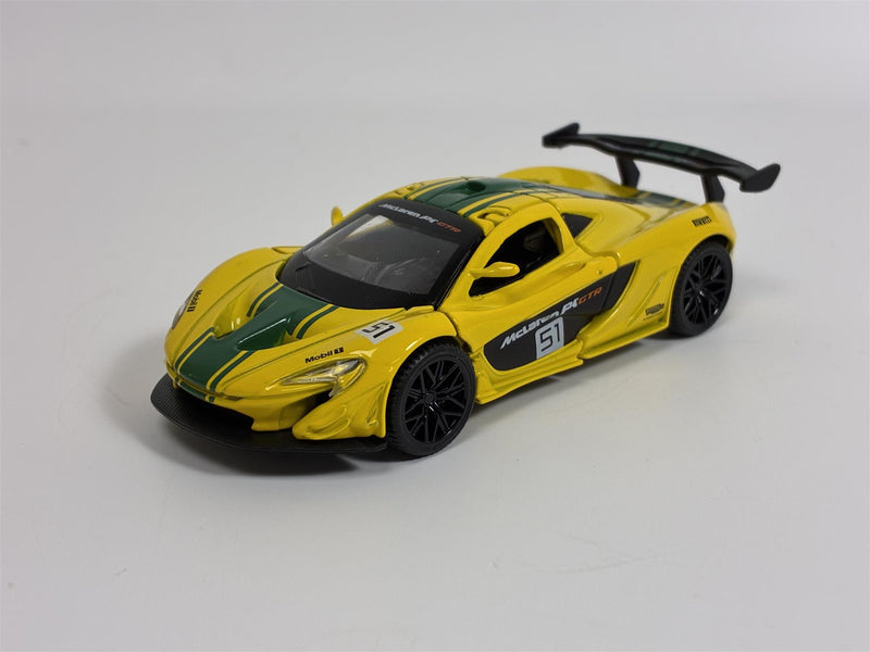 McLaren P1 Yellow 1:43 Scale CMJ Diecast DC143MLP1YW
