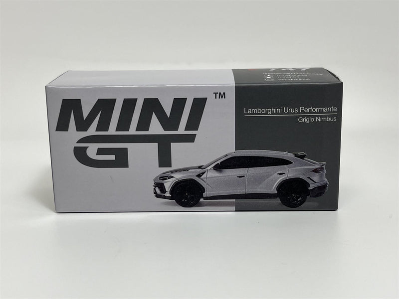 Lamborghini Urus Performante Grigio Nimbus LHD Mini GT MGT00747L