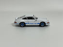 Porsche 911 Carrera RS 2.7 Grand Prix White With Blue Livery RHD 1:64 Mini GT MGT00715R