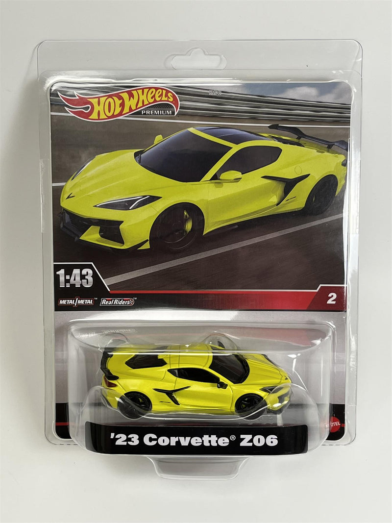 Hot Wheels 2023 Corvette Z06 Yellow 1:43 Scale Hot Wheels HMD48