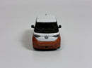 Volkswagen VW ID Buzz Candy White and Energetic Orange RHD 1:64 Mini GT MGT01061R