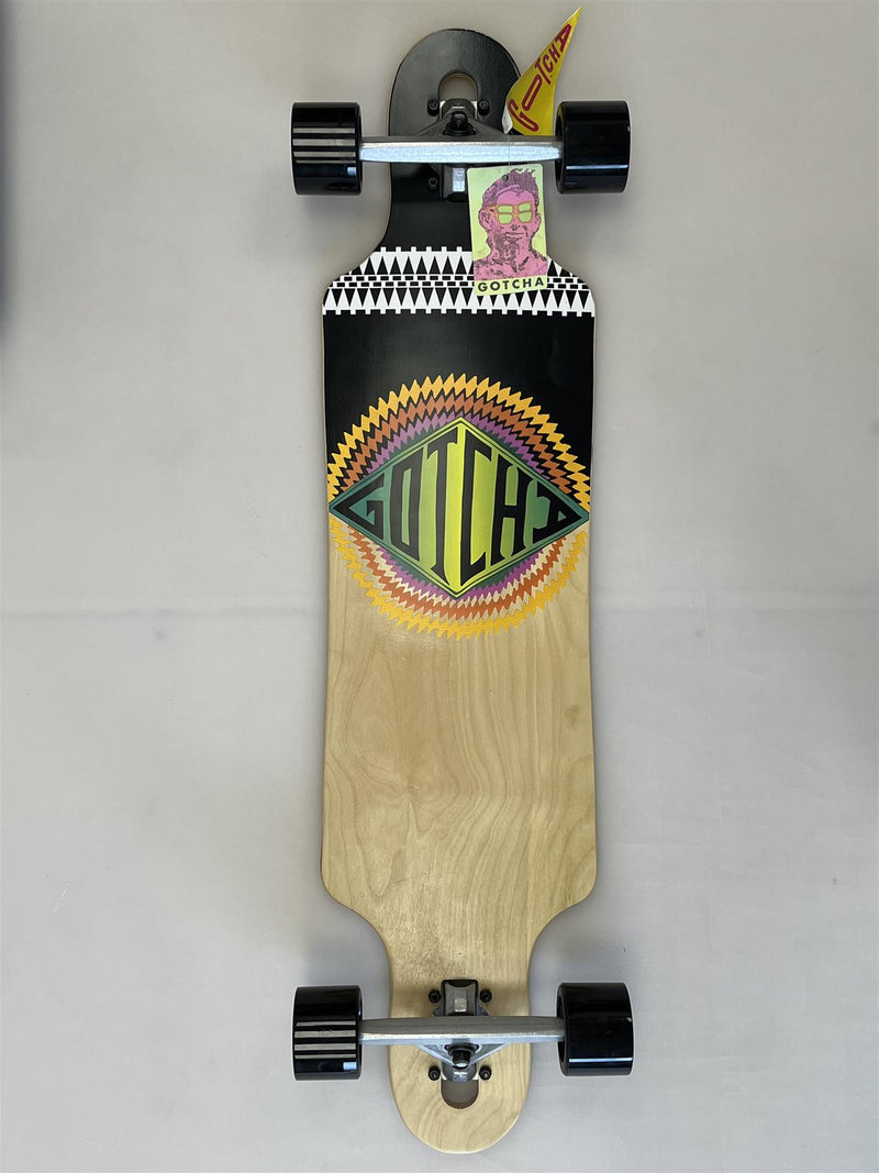 Gotcha Drop Through Longboard Sunburst 36 Inch