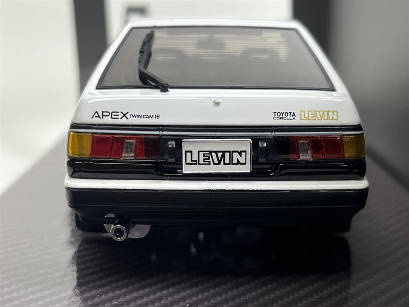 Toyota Corolla Levin 1985 AE86 White 1:24 Scale Sun Star 51001