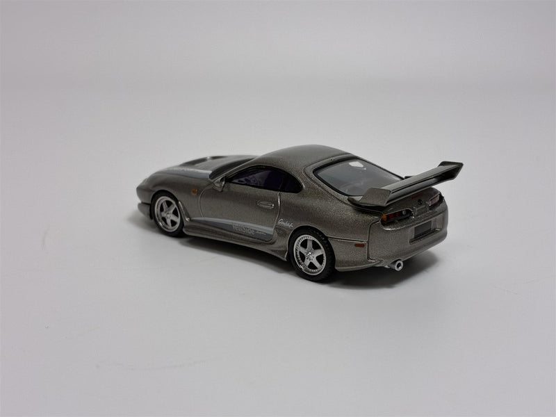 Toyota Supra VeilSide Combat VII Grey RHD 1:64 Scale Mini GT MGT00978R