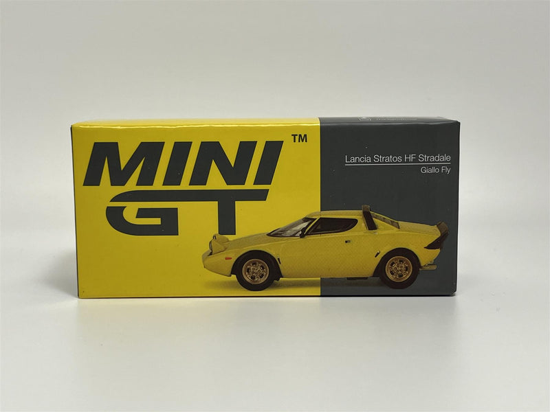 Lancia Stratos HF Stradale Giallo Fly LHD 1:64 Mini GT MGT0077L