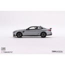 a silver car on a white background