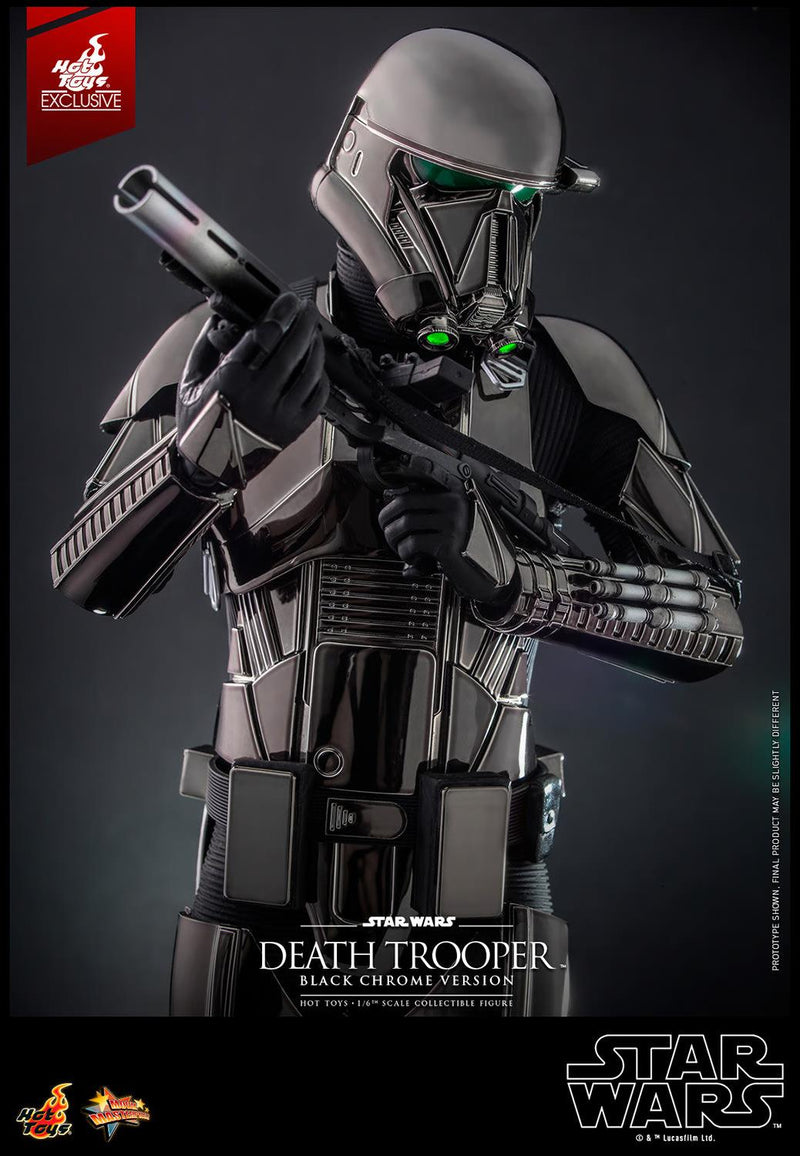 Death Trooper Star Wars Action Figure Black Chrome 1:6 Scale Hot Toys 909531