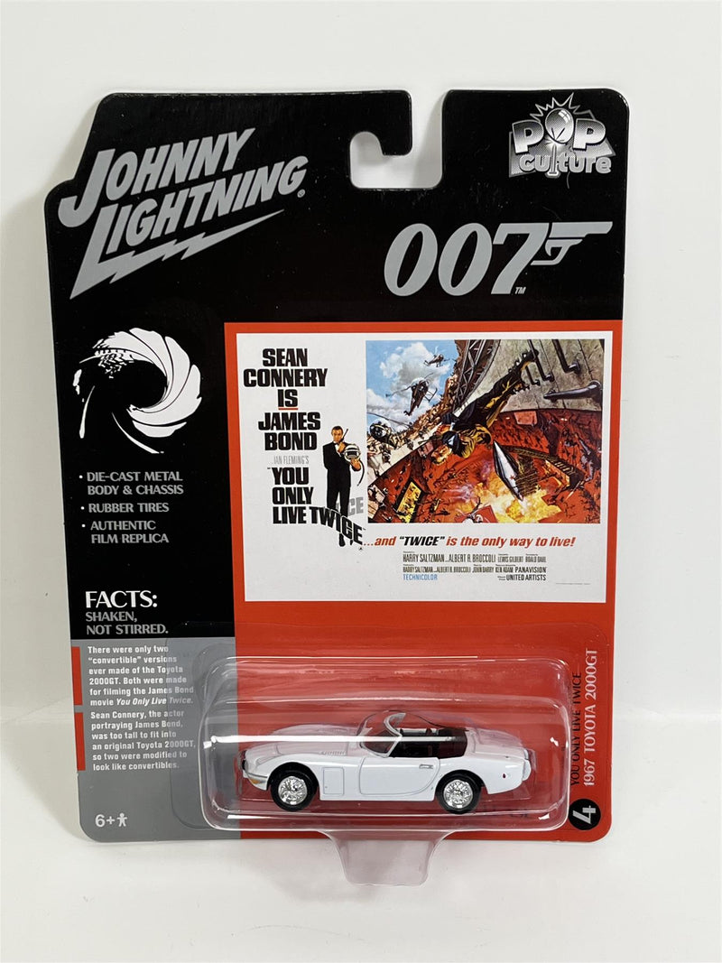 James Bond 007 You Only Live Twice Toyota 2000GT 1967 1:64 Johnny Lightning JLPC002