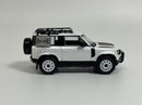 Land Rover Defender 90 White Metallic 1:64 Scale Tarmac Works T64G019WH