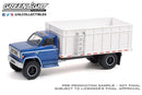 1980 Chevrolet C-70 Grain Truck Blue Poly Cab White Bed 1:64 Greenlight 45130A