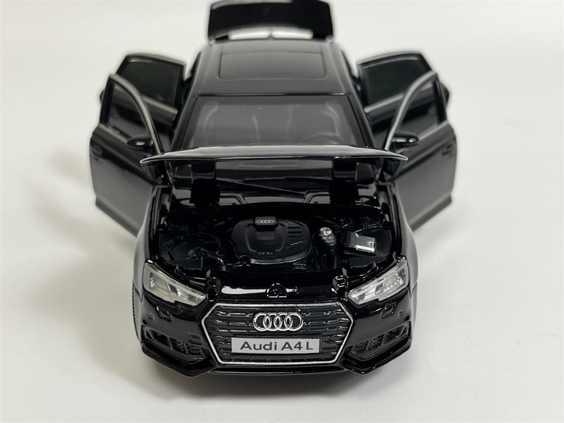 Audi A4 Black LHD Light and Sound 1:32 Scale Tayumo 32140010