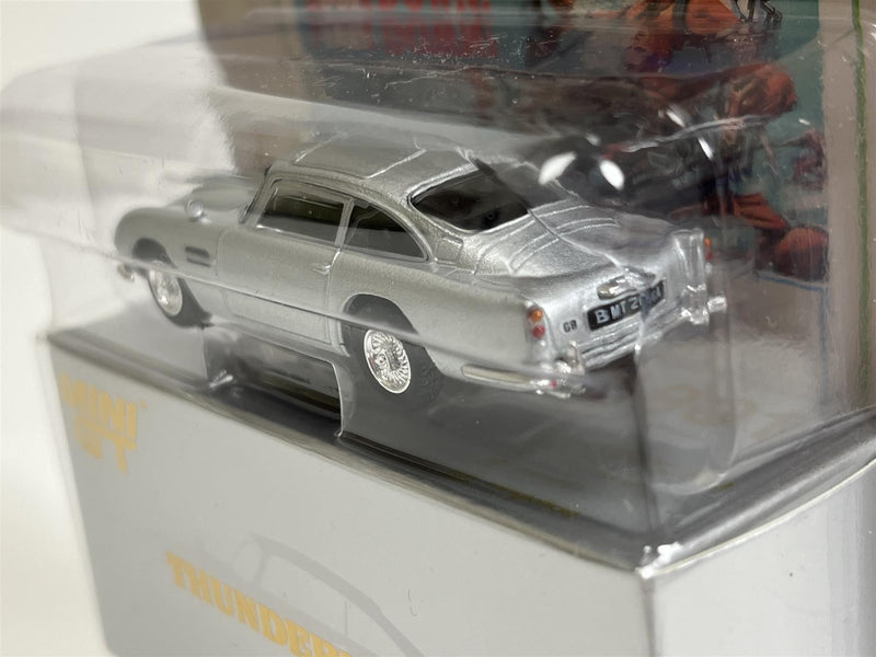 James Bond 007 Thunderball Aston Martin DB5 Silver 1:64 Mini GT MGT00901007E