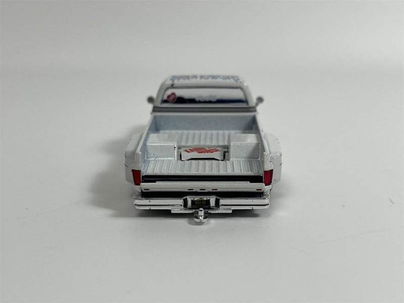 Chevrolet Silverado Dually On Fire V2 1:64 Scale Kaido House Mini GT KHMG157
