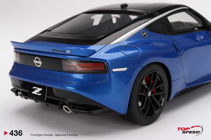 Nissan Fairlady Z Version ST 2023 Seiran Blue RHD 1:18 Scale TSM TS0436
