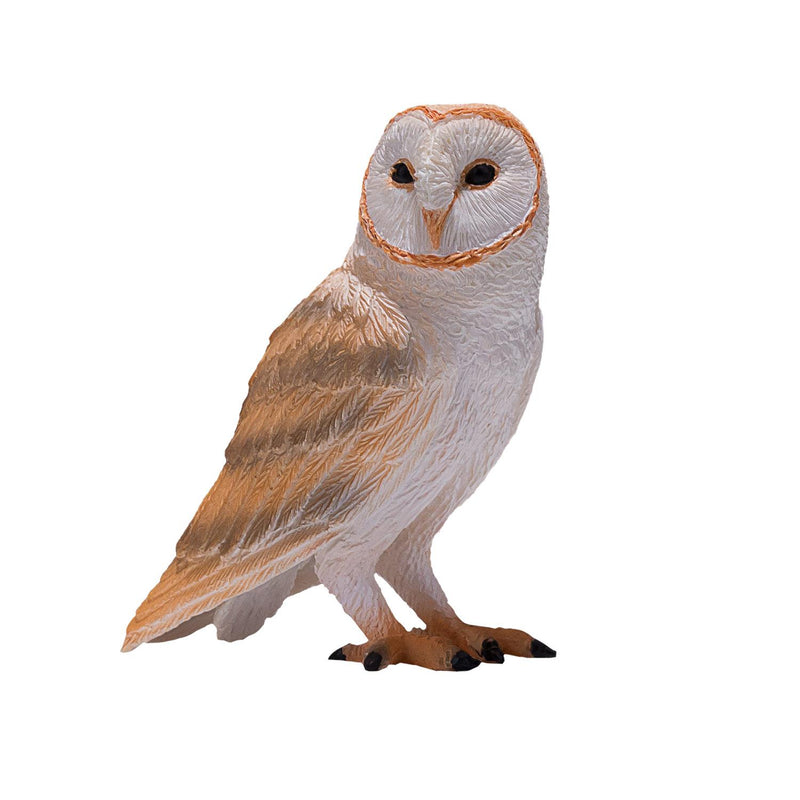 Barn Owl Wildlife Toy Figure 6 cm Height Approx Mojo Fun 381054