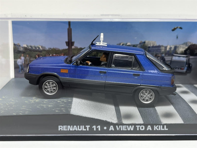 James Bond 007 A View To A Kill Renault 11 Blue 1:43 Eaglemoss VTAK1