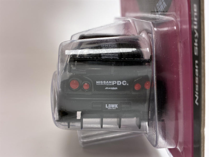 Nissan Skyline GT-R R34 LB-ER34 Silhouette Skyline Black Qube Carz 6cm QZ00401BL