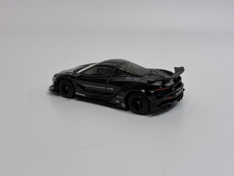 McLaren 720S LB Works Black RHD 1:64 Scale Mini GT MGT00777R