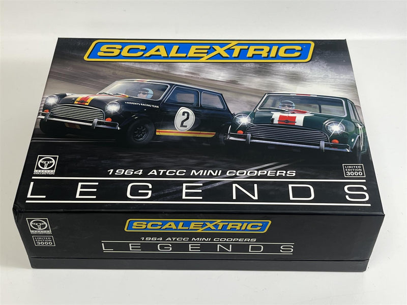 Scalextric C3586A 1964 ATCC Mini Coopers Legends Empty Box 1:32 Scale