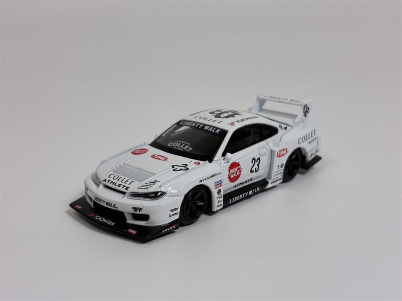 Nissan LB-Super Silhouette S15 Silvia Athlete RHD 1:64 Scale Mini GT MGT01054R