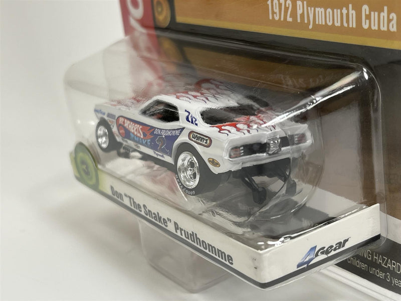 1973 Plymouth Cuda Don The Snake Prudhomme HO Scale Auto World SC376-3