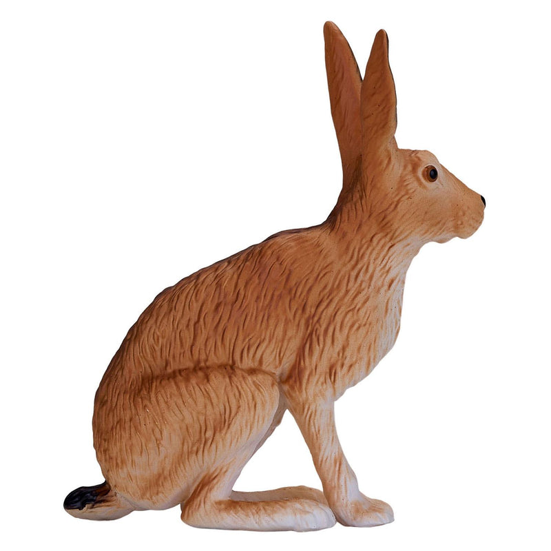 Brown Hare Wildlife Toy Figure 7 cm Height Approx Mojo Fun 381072