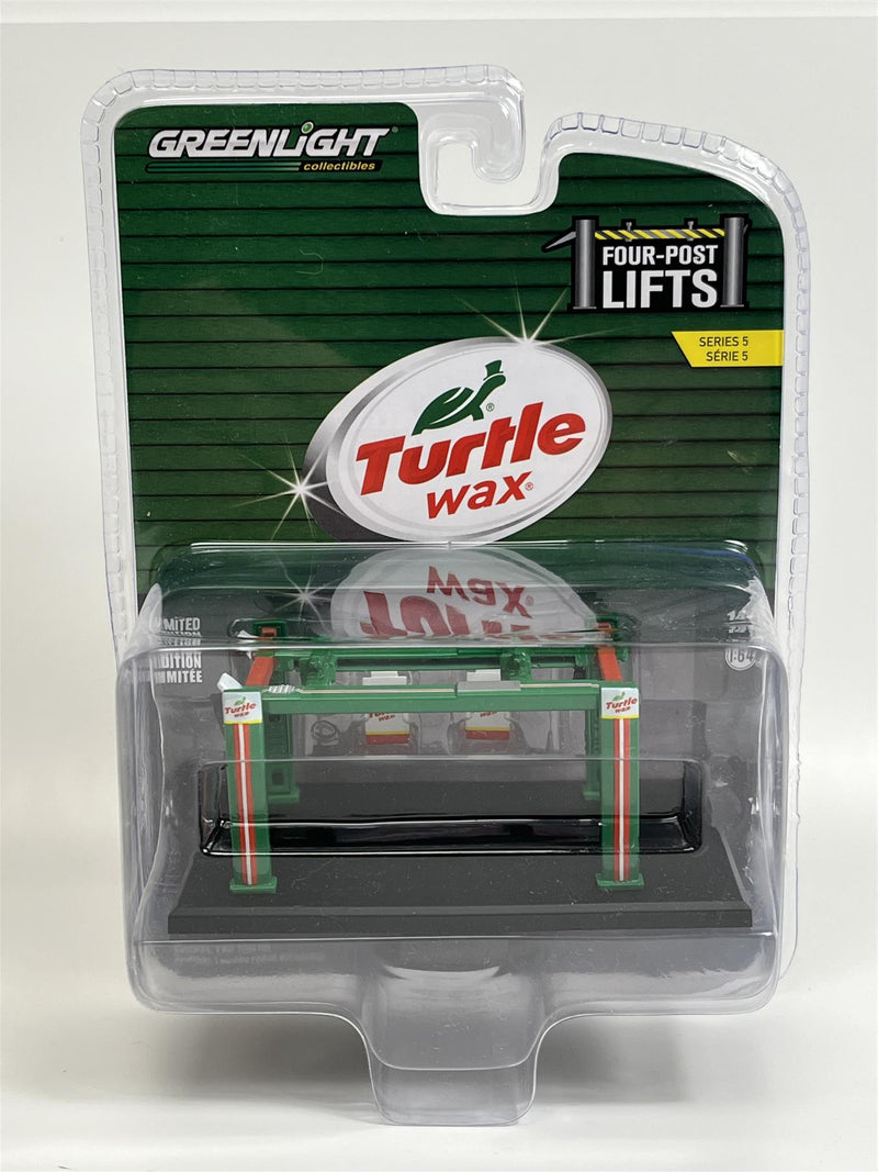 Turtle Wax Four Post Lifts Series 5 1:64 Scale Greenlight 16180C