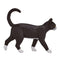 Cat Pet Toy Black White Toy Figure 7 cm Length Approx Mojo Fun 387200